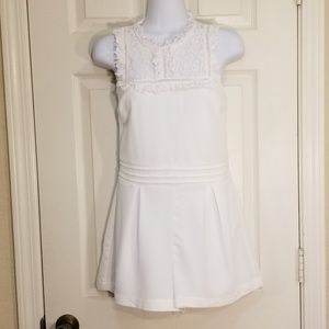 Disney Colleen Atwood Collection White Lace Romper
